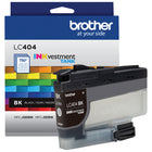 Brother Genuine LC404BKS INKvestment Tank Standard-Yield Black Ink Cartridge-Black