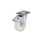 Blickle Nylon Caster, Wheel Diameter: 6-5/16" (160.3375 Mm), Caster Type: Swivel w/Brake (LE-PO 160R-FI)-Wheel Diameter: 6-5/16" (160.3375 mm)