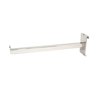 Can-Bramar Straight Arm For Gridwall, 12", Chrome, 10 Pack-Straight arm for gridwall