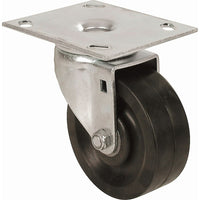 Algood Heavy-Duty Caster, Swivel, 4" (101.6 Mm), Phenolic, 600 Lbs. (272 Kg.) - 3 Pack-Bolt Hole Size 3/8" (9.52 mm)