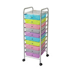 Futech UT006 Utility Trolley - 37-3/4" x 15-1/4" x 12-3/4" - Silver-Multi-purpose rolling rack