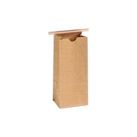 Wamaco 1/2lb Coffee Bag, Kraft, 100 Pack-Dimensions: 3-3/8" x 7-3/4" x 2-1/2"