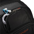 Samsonite 66303-1070 Tectonic 2 17" Large Backpack, Black/Orange-Dedicated tablet pocket fits most tablets up to 10”