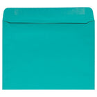 JAM Paper 9 x 12 Booklet Envelopes, Brite Hue Sea Blue Recycled, 100 Pack (5156773g)-Size: 9" x 12"
