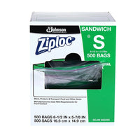 Ziploc Professional Sandwich Bags, 500 Pack (SCJ70762)-Store, Protect, & Transport Food and Other Items