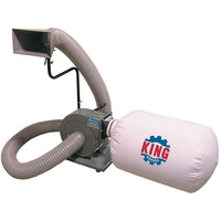 1 HP Portable Dust Collectors-Air suction capacity - 600 CFM