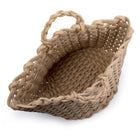 Truu Design Chunky Braided Jute Storage Basket, 11.75 x 11.75 inches, Beige-Purpose: this basket is an additional storage organizer for your towels, laundry, magazines, toys, and many other household goods