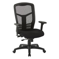ProGrid Mesh High Back Chair with Seat Slider, Black-ProGrid mesh back and coal FreeFlex fabric seat