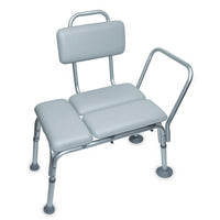 Bios Living Padded Transfer Bench-Comfortable cushioned seat and backrest