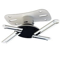 Kanto - Support de projecteur universel P101W pour plafonds plats et inclinés, blanc-Accepte la plupart des projecteurs; capacité de 22 lb (10 kg)