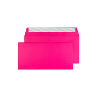 Blake Creative Color Bright Pink Invitation Envelopes - 4 1/2" W x 9" L - Shocking Pink - 25 Pack-Shocking Pink