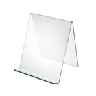 Azar Displays 8.75" x 8" x 8" Acrylic Easel Display, 10 Pack (515440)-Use to display various items such as phones, tablets, books and more