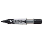 Pilot - Marqueurs BeGreen V-Board Master pour tableau blanc − Pointe arrondie − Rechargeable − Couleurs variées − Paquet de 5 (BG-WBMAVBM-S5)-5 couleurs variées
