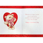 Rosedale Gold Greeting Cards/Envelopes - Happy Valentine's Day Grandson - Juvenile - 5-1/2" x 8" - 6 Pack-Contains glitter or foil embellishments