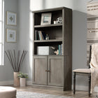 Sauder Miscellaneous Storage Bibliothèque avec portes - 5 tablettes - 69.76" H - Finition Mystic Oak (426418)-69.76"H x 35.28"W x 13.23"D
