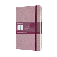 Moleskine Ruled Hard Cover Blend Limited Collection Notebook - Large - Wine - 5" x 8.25"-Portrait Style