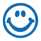 Trodat S-Printy ''Happy Face Impression'' Blue Ink Self-Inking Mini Stamp 4921-One light touch gives a sharp impression