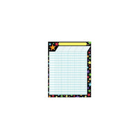 TREND enterprises, Inc. Gel Stars Incentive Chart, 17" x 22", 10 Pack-Size: 22"(L) x 17"(W)