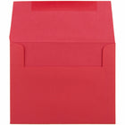 JAM Paper A2 Invitation Envelopes, 4.38 x 5.75, Brite Hue Red Recycled, 250 Pack (15845H)-Blank interior for personalized message