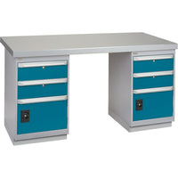 Kleton Pre-Designed Workbenches, 60" W x 36" D x 34" H, 2500 Lbs. Capacity (FG244)-Capacity: 2500 lbs.