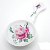 Roy Kirkham English Rose (Pink) Teabag Spoons, 6 Pack-Pattern: English Rose