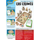 ThinkFun Cat Crimes - French-Cat Crimes features a familiar puzzle style where players have to use sequential reasoning to determine the final order and placement of the cats around the dinner table