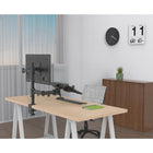ShoppingAll Adjustable Dual Monitor & Laptop Mount Stand for Laptop up to 15.6" Monitors up to 32"-10