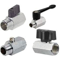 Mini Brass Ball Valves, THZ643, Brass, 6 Pack-Brass