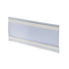 Azar Displays 4" x 8.5" Plastic Adhesive-Back C-Channel Nameplates, Clear, 10 Pack (199614)-Great for offices, schools, business and much more