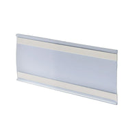 Azar Displays – Porte-étiquette en C avec revers adhésif, plastique transparent, 4 x 8,5 po, 10/paquet (199614)-Idéal pour le bureau, l’école, l’entreprise et bien plus encore