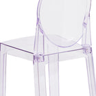 Flash Furniture – Chaise fantôme avec dossier ovale (OWGHOSTBACK18)-Pour une utilisation extérieure