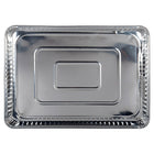 Luciano Aluminum Foil Cookie Tray, 17.75 x 12.75 inches, Silver, 50 Pieces-Material: made of durable aluminum, disposable and easy to handle