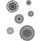 WallPops Morocco Medallions Wall Art Kit, Black-Elegant medallion wall art kit