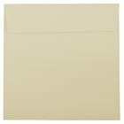 JAM Paper 8.5 x 8.5 Square Envelopes, Strathmore Ivory Wove, 100 Pack (191284g)-Ivory