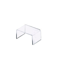 Azar Displays – Socle en acrylique de 3 haut. x 4 larg. x 6 prof. (po) (515334)-Fabriqué en acrylique