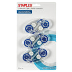 Staples Correction Tape - 6 Pack-Fax and photocopy without shadows