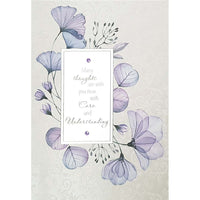 Rosedale Gold 5 1/2" x 8" Greeting Cards/Envelopes - 6 Pack-Card shop quality greeting cards.
