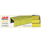 JAM PaperMD – Agrafes de taille standard, bleu, paquet de 5-Jaune