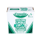 Crayola - Marqueurs lavables Classpack - Paquet de 240-FOURNITURES POUR LA CLASSE : Faites le plein de fournitures pour réaliser projets scolaires, dessins, bricolages et plus!