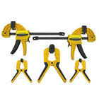 Fixman 5-Piece Clamp Set and Organizer (22550)-Five piece Clamp Set has the most commonly used clamps for a wide range of projects