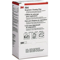 3M - Chiffons nettoyants pour respirateurs - 10" po L x 8" po L-Utilisées pour nettoyer les respirateurs à masque en élastomère et en silicone