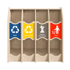 Flash Furniture Bright Beginnings Commercial Grade Wooden Pretend Play Recycling Station for Children-Commercial Grade Wooden Recycling Station for Kids