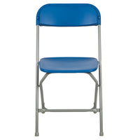 Flash Furniture – Chaise pliante en plastique série HERCULES de luxe, capacité de 800 lb, bleu (LEL3RED)-Chaise pliante en plastique