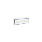 Azar Displays 2.5" x 5.5" Acrylic Wall Mount Nameplate Acrylic Sign Holder, 10 Pack (122015)-Wall mount frame has adhesive tape on the back (that is removable) for hanging on practically any surface
