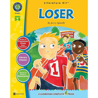 eBook: Loser Literature Kit (PDF version - 1-User Download) - ISBN 978-1-55319-432-3 - Grade 5 - 6-You will receive two emails: one confirming your entire order, and one with a "Download Software" buttonYou can download immediately or return to your email to download later