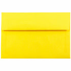JAM Paper Enveloppes Brite Hue format livret en papier recyclé, ferm. gommée, 6 x 9 1/2 po, jaune, paq./100-Jaune