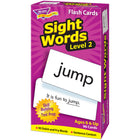 TREND enterprises, Inc. Sight Words Level 2 Skill Drill Flash Cards, 96 cards-Target word on card front, used in a sentence on card back. Excellent aid for English-learners