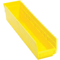 Quantum Storage Shelf Bins, Yellow, 40 lbs, 36 Pack-Colour: Yellow