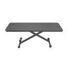 ShoppingAll Height Adjustable Sit-Stand Compact Portable Tabletop - Black-Dimensions: Desktop measures 70cm x 30 cm (27.5” x 11.8”)