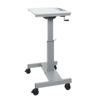 Luxor (STUDENT-C) Student Desk - Sit/Stand Desk with Height Adjustable Crank Handle-Melamine surface